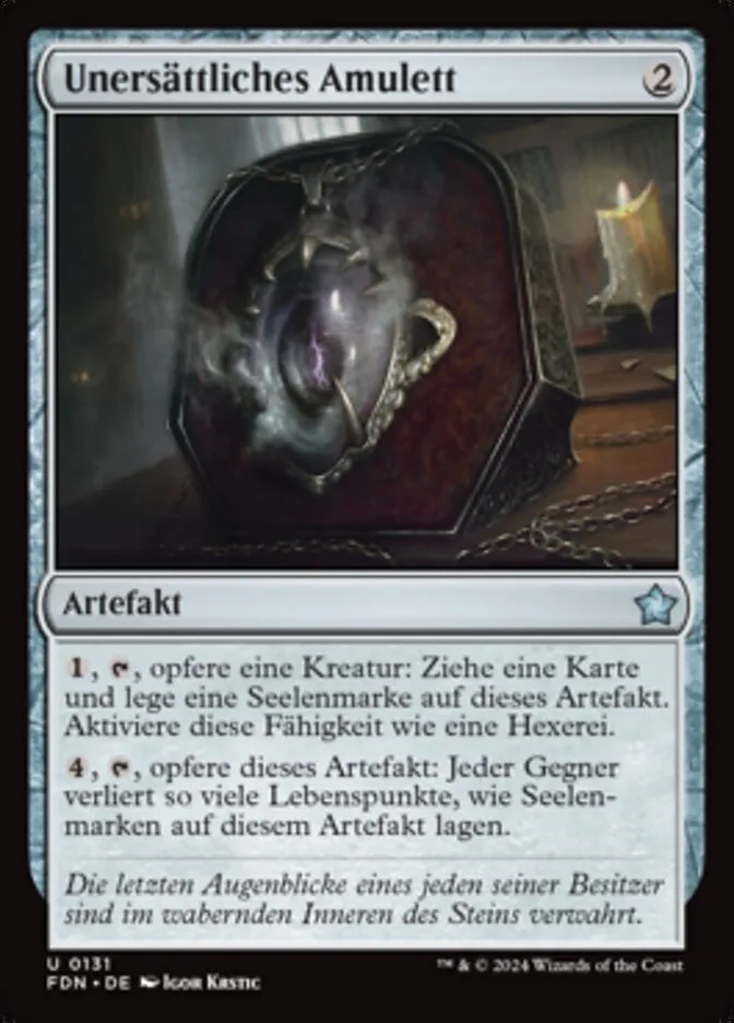 Unersättliches Amulett kaufen - Foundations bei TcG Love