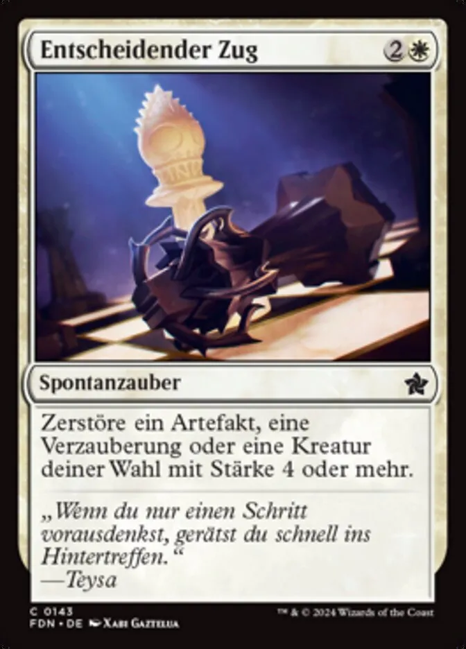 Entscheidender Zug kaufen - Foundations bei TcG Love