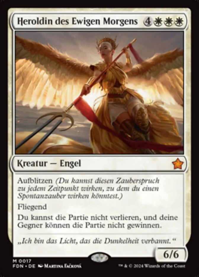 FDN-17-Heroldin-des-Ewigen-Morgens-de Heroldin des Ewigen Morgens kaufen - Foundations bei TcG Love