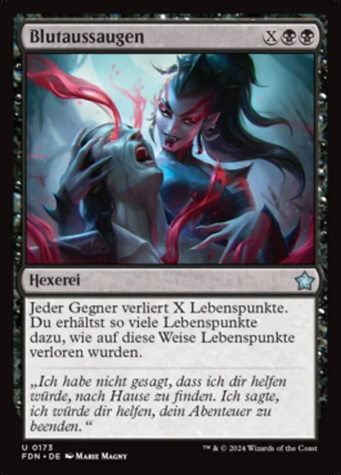 Blutaussaugen kaufen - Foundations bei TcG Love