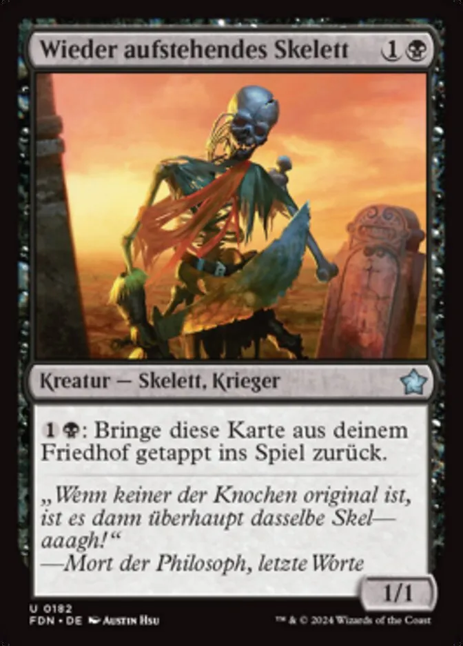 Wieder aufstehendes Skelett kaufen - Foundations bei TcG Love