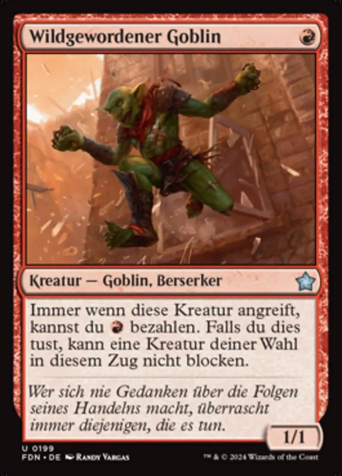 Wildgewordener Goblin kaufen - Foundations bei TcG Love