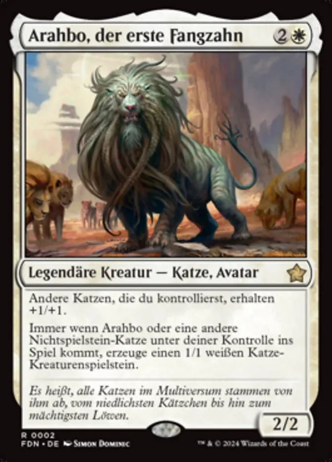 FDN-2-Arahbo--der-erste-Fangzahn-de Arahbo, der erste Fangzahn kaufen - Foundations bei TcG Love