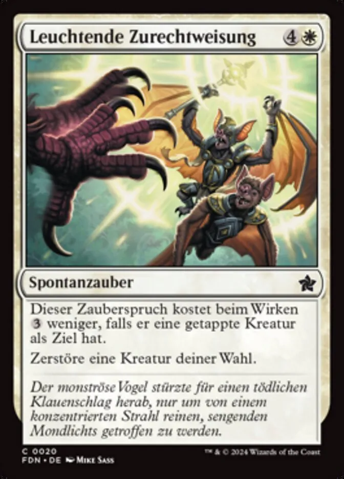 Leuchtende Zurechtweisung kaufen - Foundations bei TcG Love