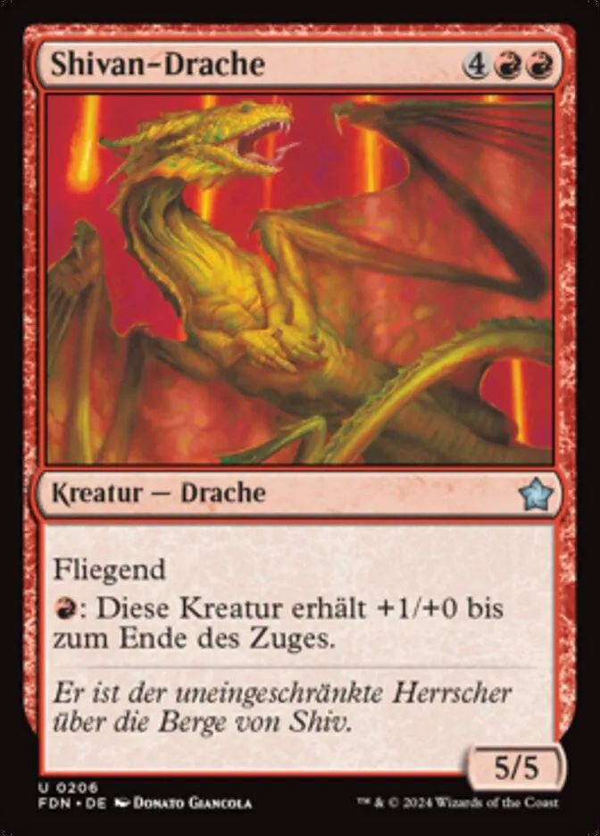 FDN-206-Shivan-Drache-de Shivan-Drache kaufen - Foundations bei TcG Love