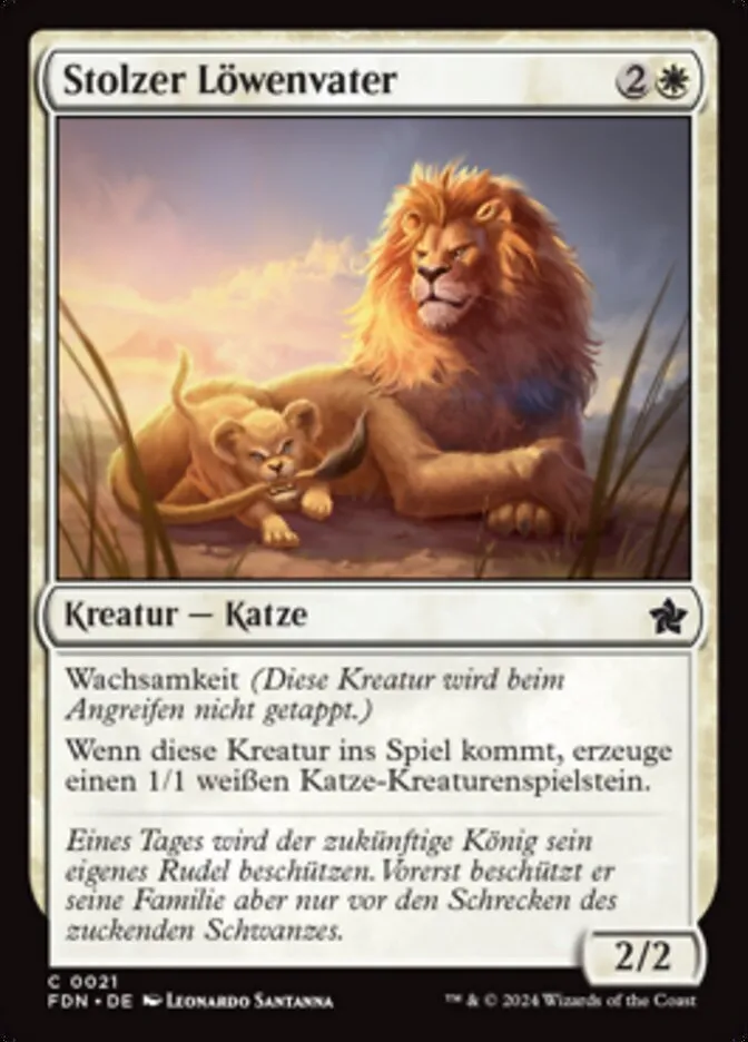 Stolzer Löwenvater kaufen - Foundations bei TcG Love