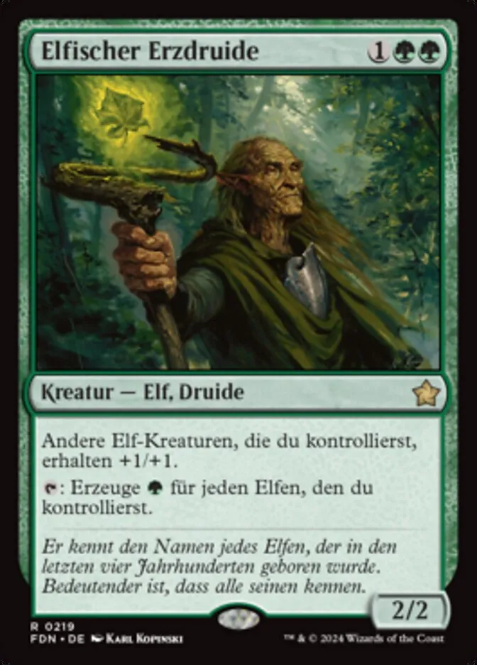 FDN-219-Elfischer-Erzdruide-de Elfischer Erzdruide kaufen - Foundations bei TcG Love