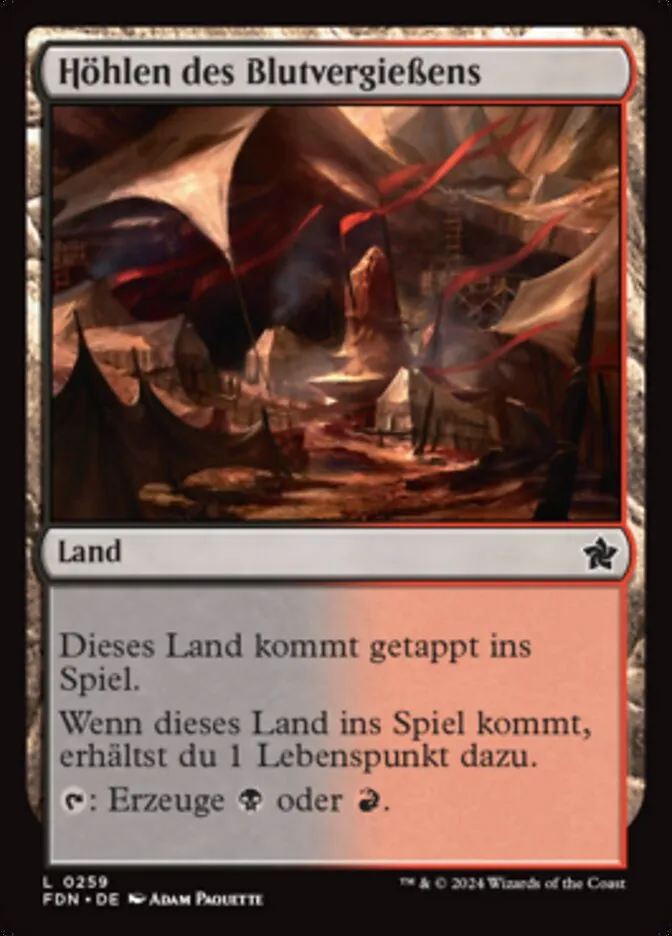 FDN-259-H-hlen-des-Blutvergie-ens-de Höhlen des Blutvergießens kaufen - Foundations bei TcG Love