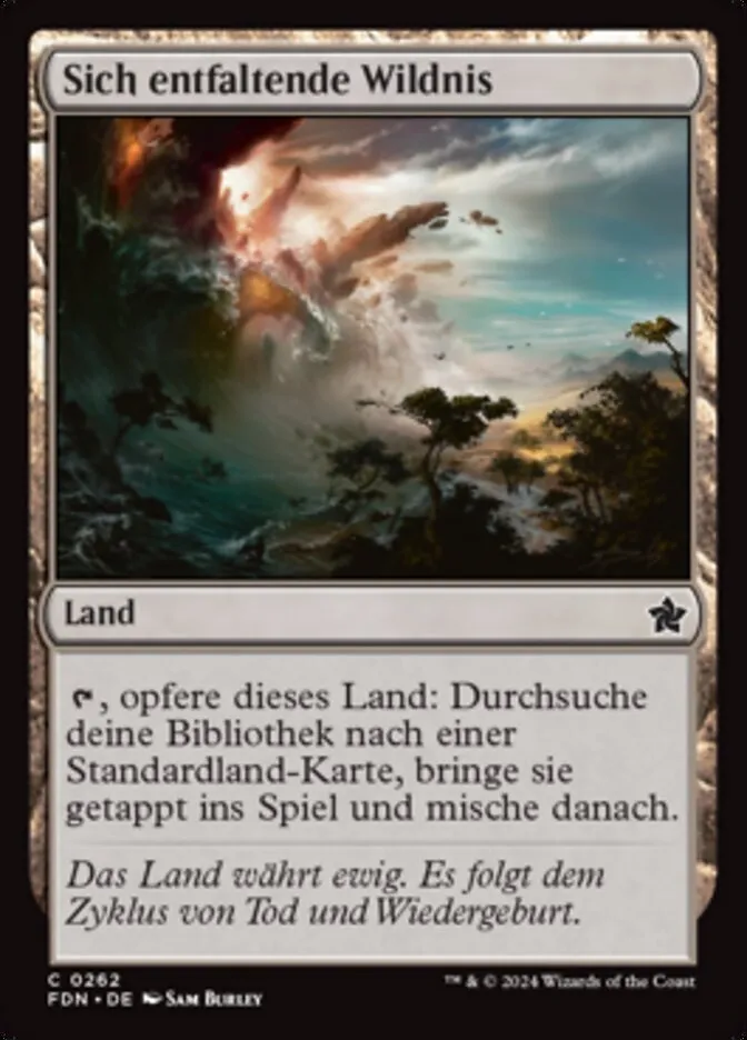 Sich entfaltende Wildnis kaufen - Foundations bei TcG Love