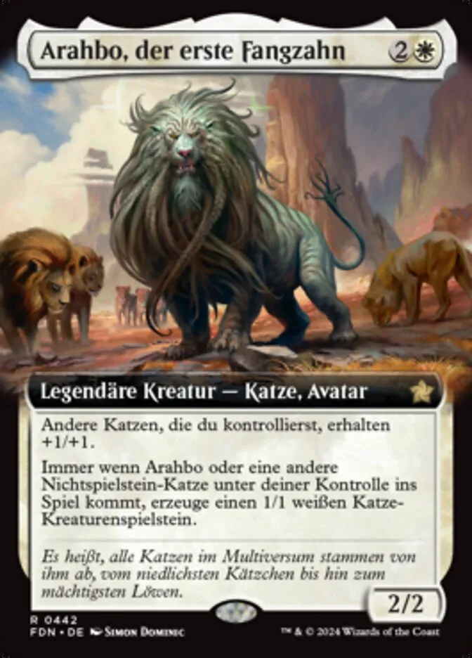 Arahbo, der erste Fangzahn kaufen - Foundations bei TcG Love