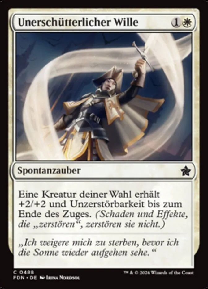 Unerschütterlicher Wille kaufen - Foundations bei TcG Love