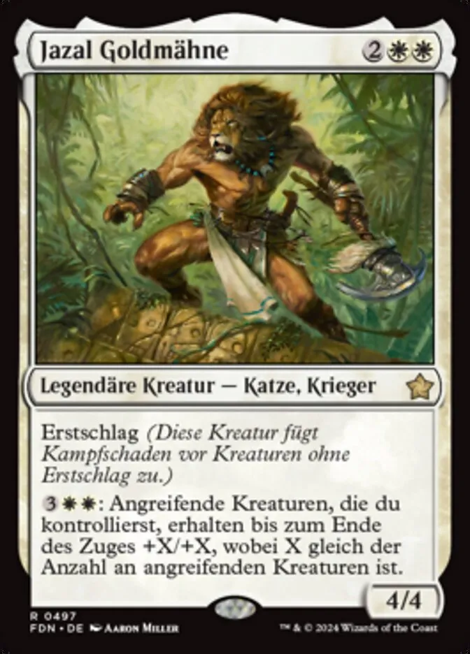 Jazal Goldmähne kaufen - Foundations bei TcG Love
