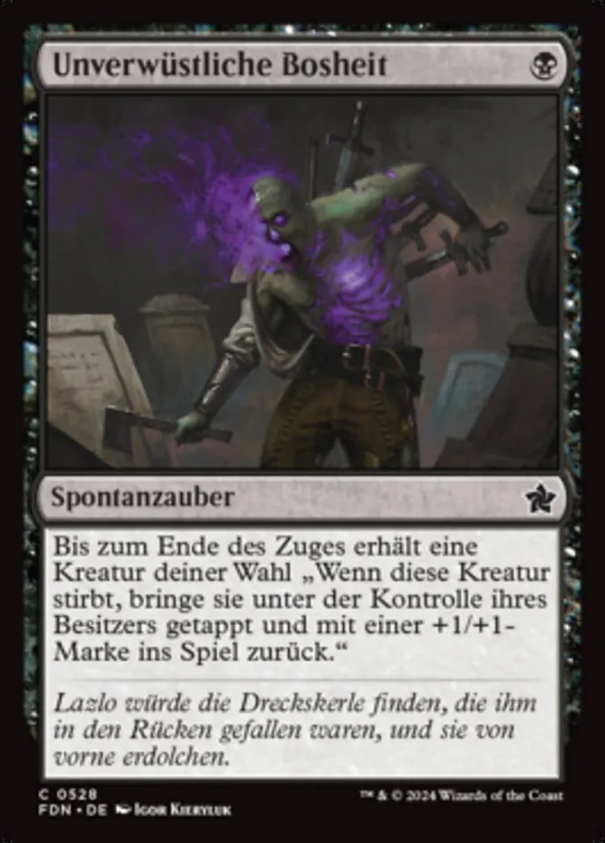 Unverwüstliche Bosheit kaufen - Foundations bei TcG Love