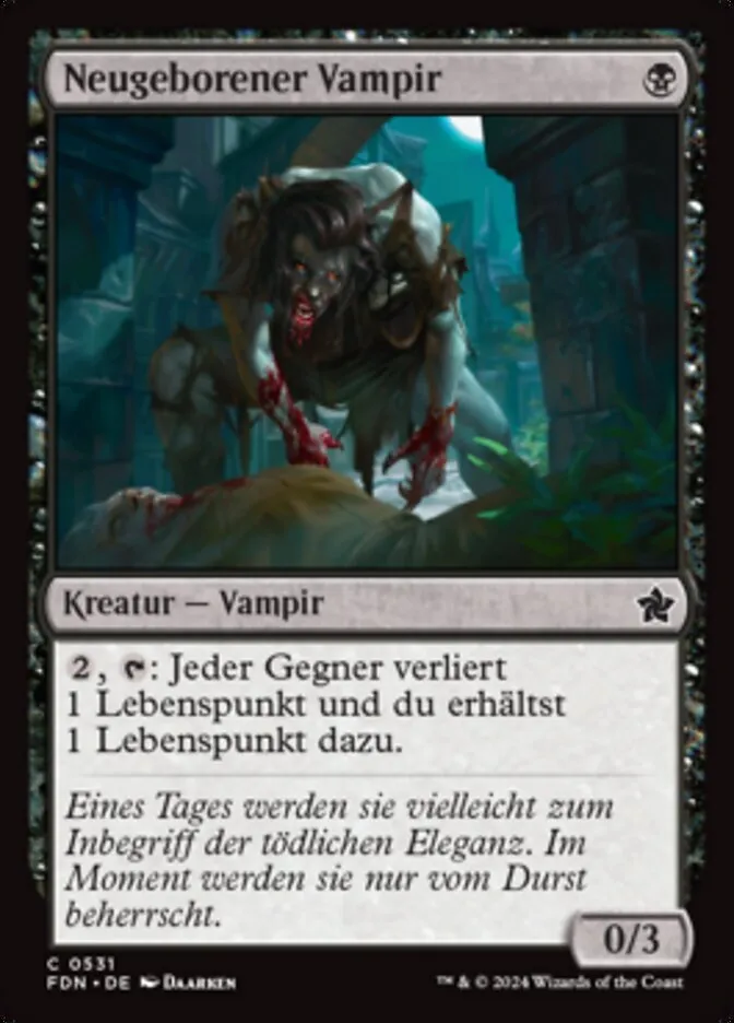 Neugeborener Vampir kaufen - Foundations bei TcG Love