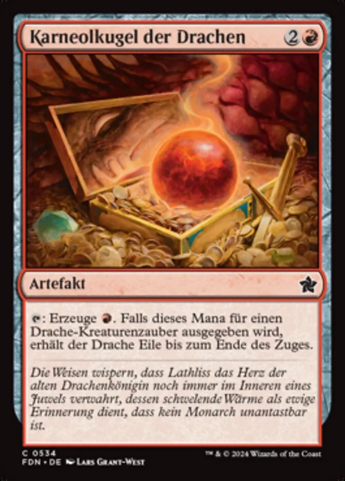 Karneolkugel der Drachen kaufen - Foundations bei TcG Love