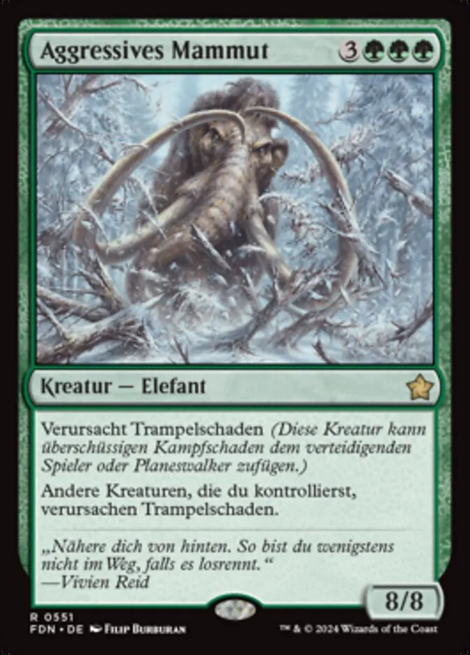 Aggressives Mammut kaufen - Foundations bei TcG Love