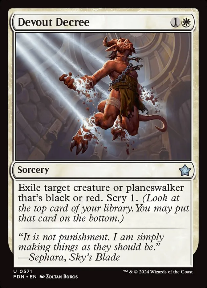 FDN-571-Devout-Decree Devout Decree kaufen - Foundations bei TcG Love