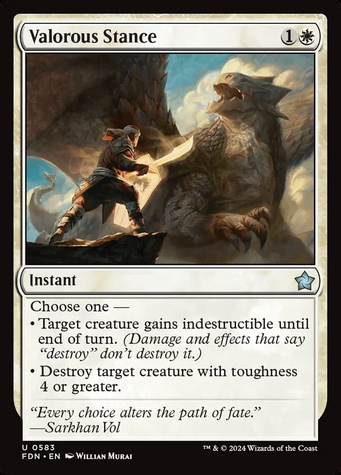 Valorous Stance kaufen - Foundations bei TcG Love