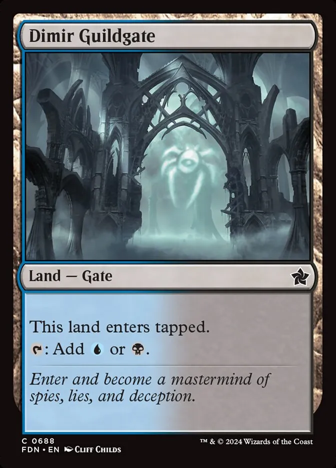 FDN-688-Dimir-Guildgate Dimir Guildgate kaufen - Foundations bei TcG Love