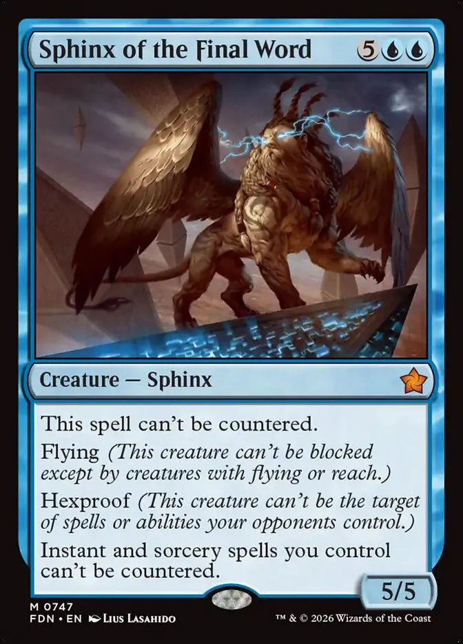 Sphinx of the Final Word kaufen - Foundations bei TcG Love