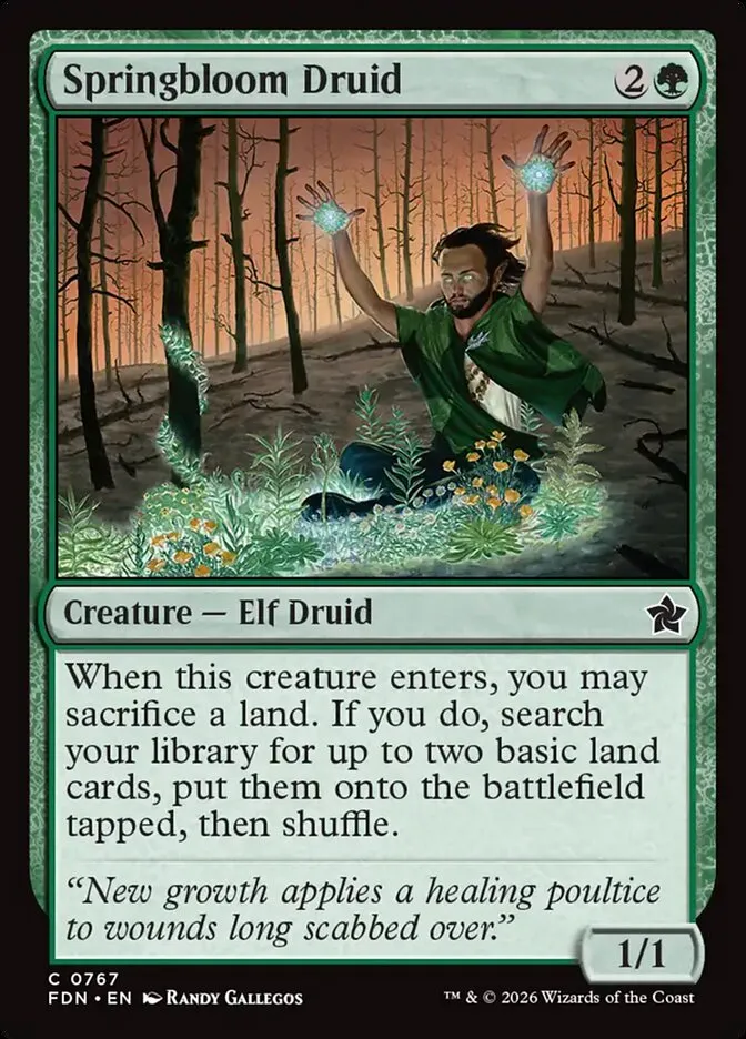 Springbloom Druid kaufen - Foundations bei TcG Love