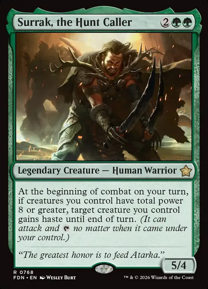 FDN-768-Surrak--the-Hunt-Caller Surrak, the Hunt Caller kaufen - Foundations bei TcG Love