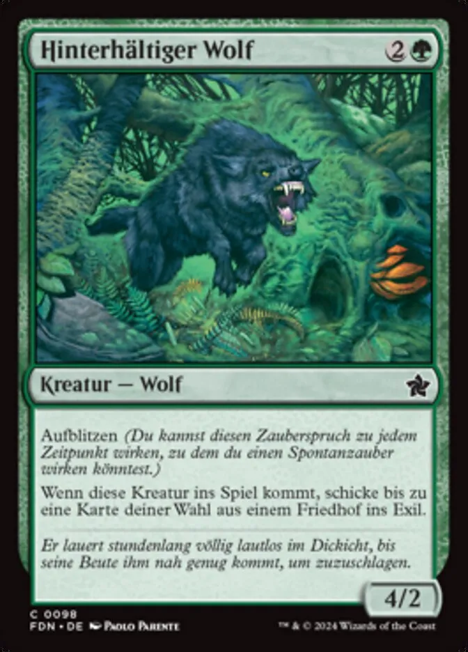 Hinterhältiger Wolf kaufen - Foundations bei TcG Love
