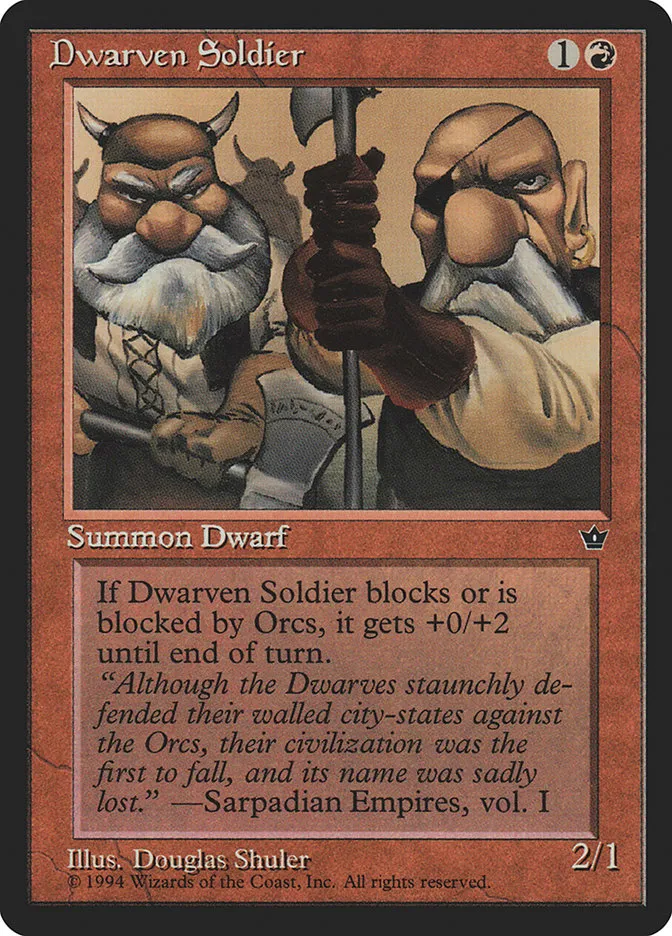 Dwarven Soldier kaufen - Fallen Empires bei TcG Love