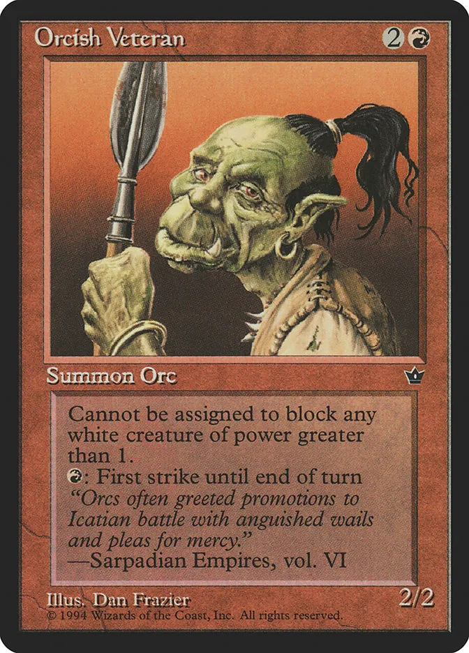 Orcish Veteran kaufen - Fallen Empires bei TcG Love