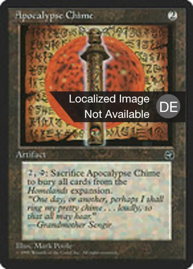 Glocke der Apokalypse kaufen - Homelands bei TcG Love