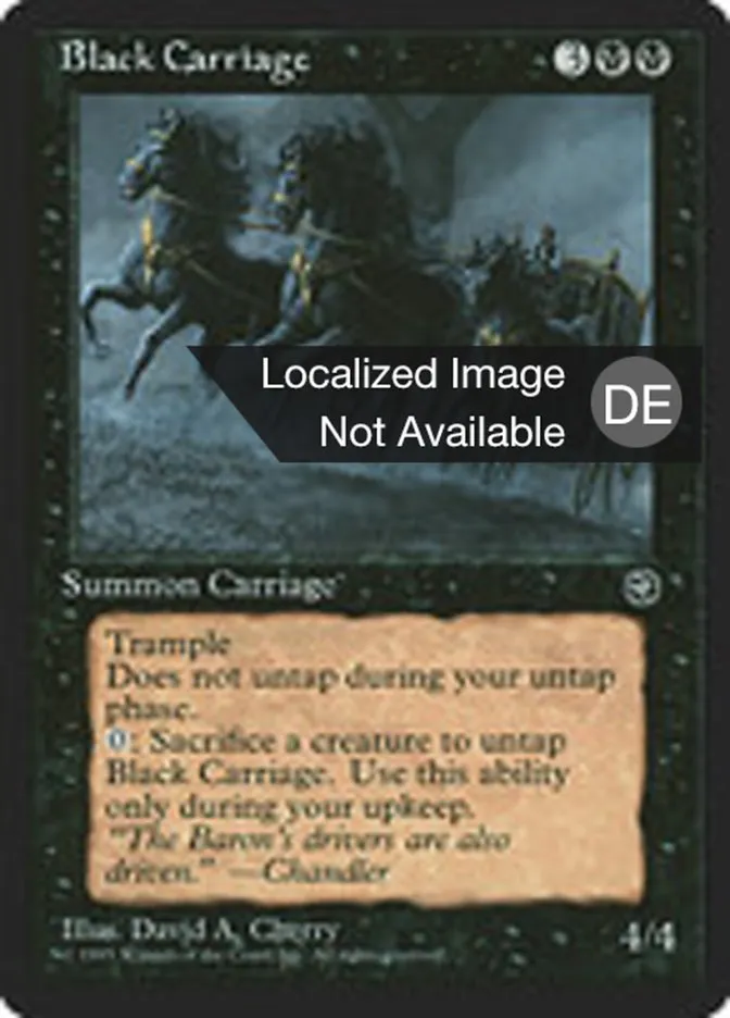 Schwarze Kutsche kaufen - Homelands bei TcG Love