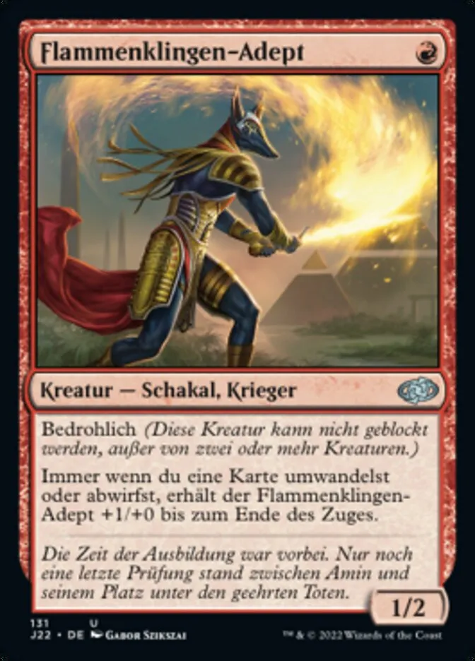 J22-131-Flammenklingen-Adept-de Flammenklingen-Adept kaufen - Jumpstart 2022 bei TcG Love