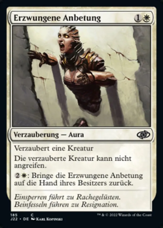 J22-185-Erzwungene-Anbetung-de Erzwungene Anbetung kaufen - Jumpstart 2022 bei TcG Love