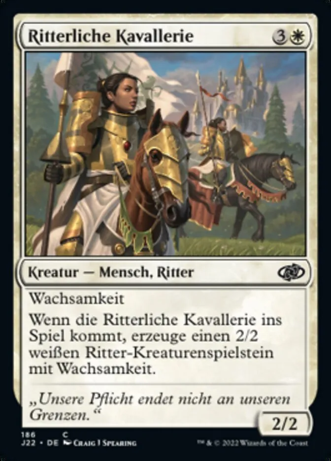 J22-186-Ritterliche-Kavallerie-de Ritterliche Kavallerie kaufen - Jumpstart 2022 bei TcG Love