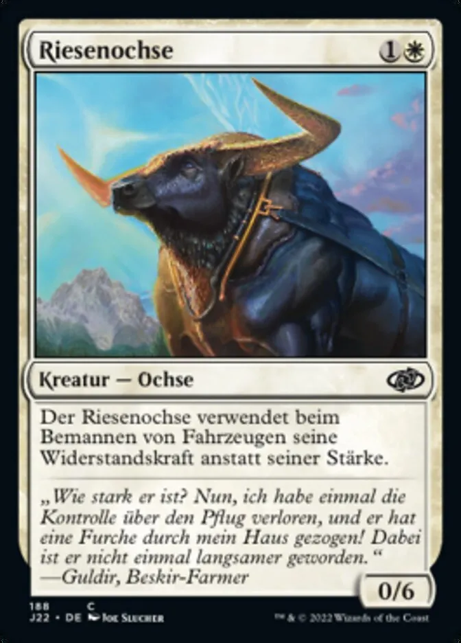 J22-188-Riesenochse-de Riesenochse kaufen - Jumpstart 2022 bei TcG Love