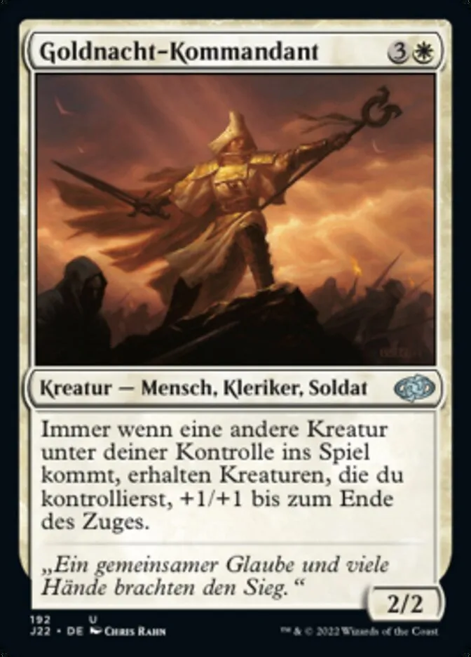 J22-192-Goldnacht-Kommandant-de Goldnacht-Kommandant kaufen - Jumpstart 2022 bei TcG Love