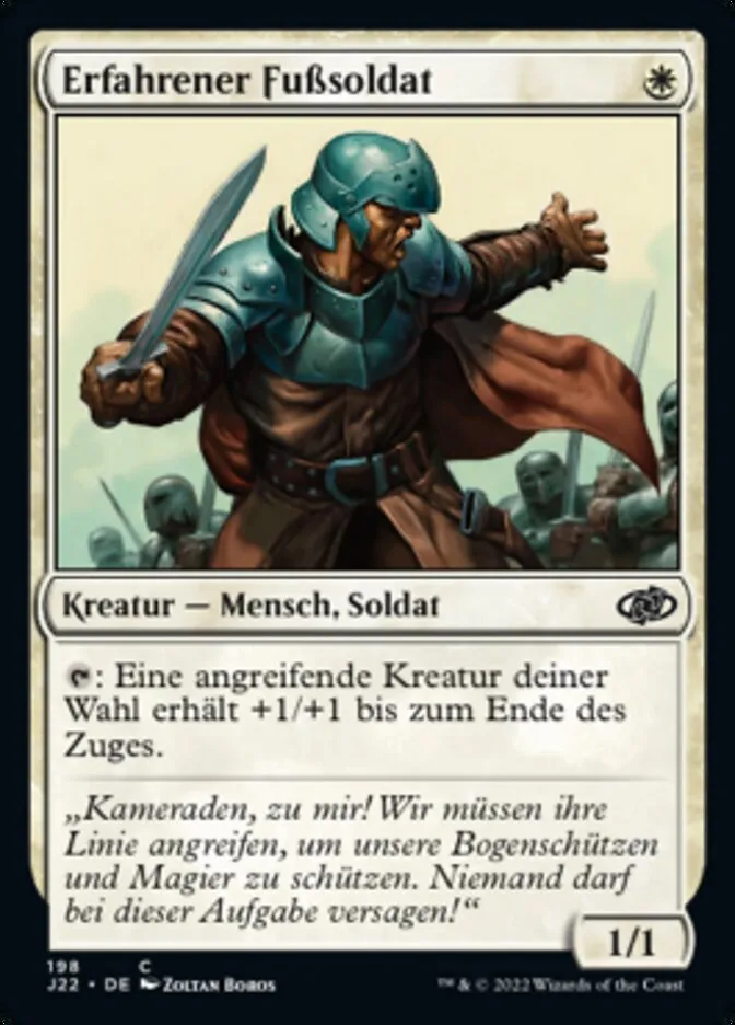 J22-198-Erfahrener-Fu-soldat-de Erfahrener Fußsoldat kaufen - Jumpstart 2022 bei TcG Love