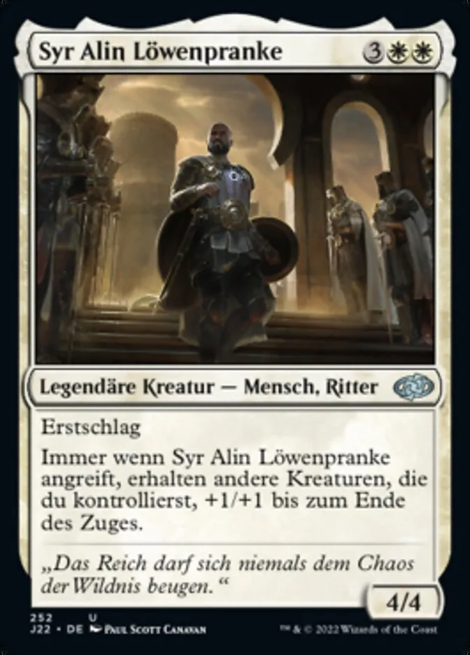Syr Alin Löwenpranke kaufen - Jumpstart 2022 bei TcG Love