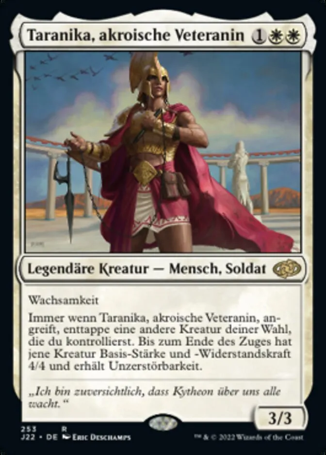 J22-253-Taranika--akroische-Veteranin-de Taranika, akroische Veteranin kaufen - Jumpstart 2022 bei TcG Love