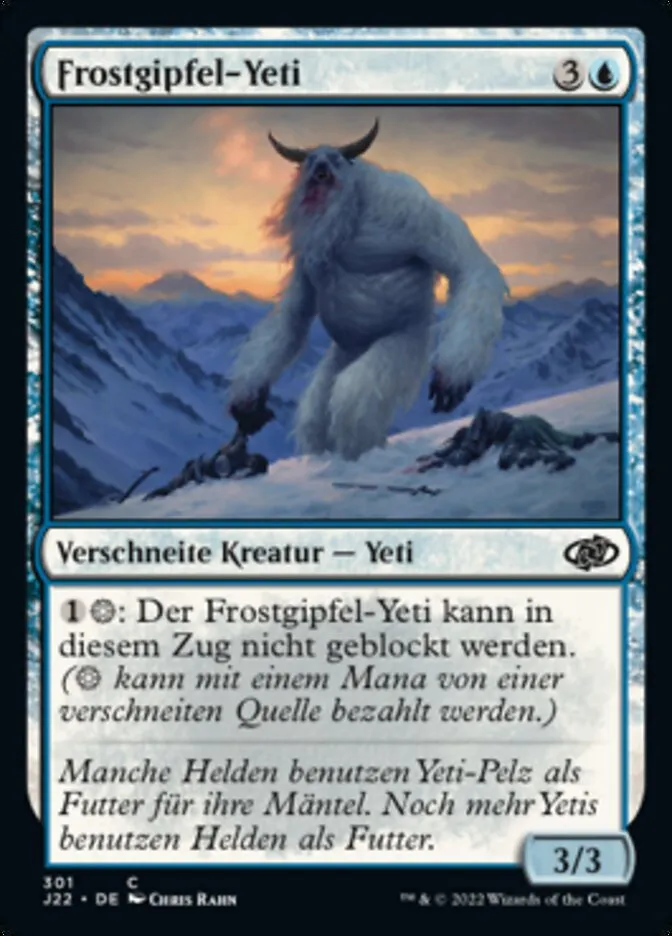 Frostgipfel-Yeti kaufen - Jumpstart 2022 bei TcG Love