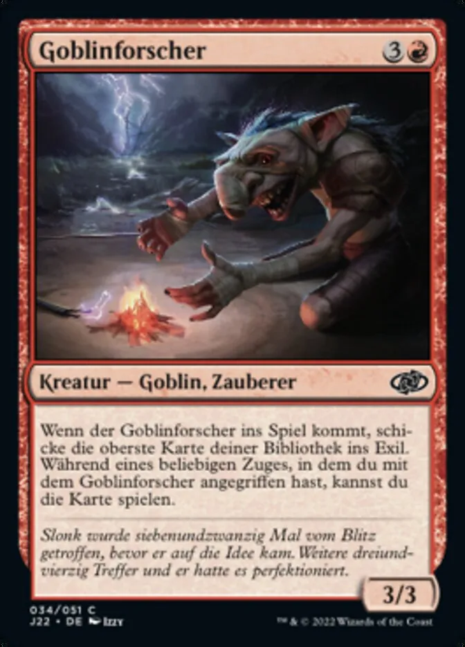 J22-34-Goblinforscher-de Goblinforscher kaufen - Jumpstart 2022 bei TcG Love
