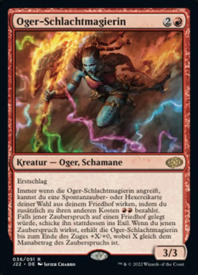 J22-36-Oger-Schlachtmagierin-de Oger-Schlachtmagierin kaufen - Jumpstart 2022 bei TcG Love
