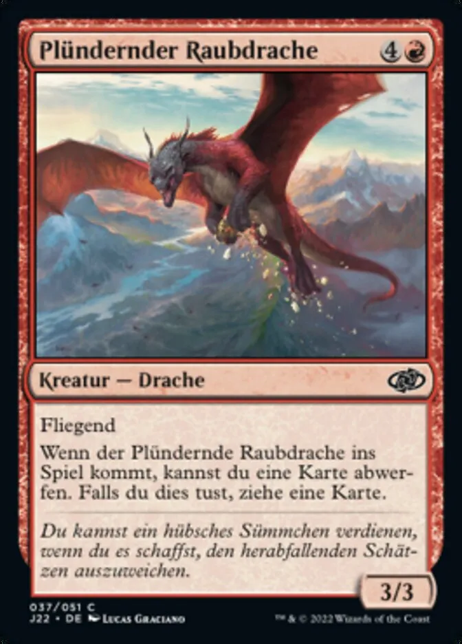 J22-37-Pl-ndernder-Raubdrache-de Plündernder Raubdrache kaufen - Jumpstart 2022 bei TcG Love