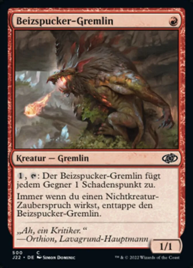 Beizspucker-Gremlin kaufen - Jumpstart 2022 bei TcG Love