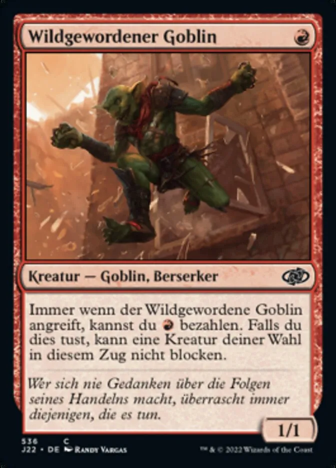 J22-536-Wildgewordener-Goblin-de Wildgewordener Goblin kaufen - Jumpstart 2022 bei TcG Love