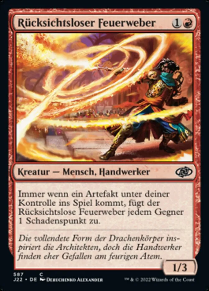 J22-587-R-cksichtsloser-Feuerweber-de Rücksichtsloser Feuerweber kaufen - Jumpstart 2022 bei TcG Love