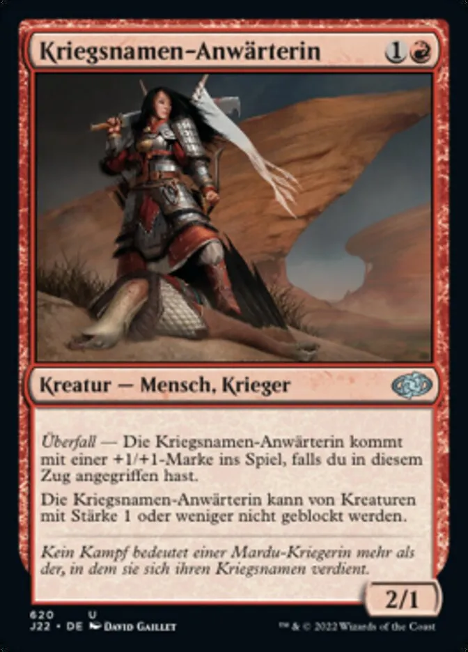 Kriegsnamen-Anwärterin kaufen - Jumpstart 2022 bei TcG Love