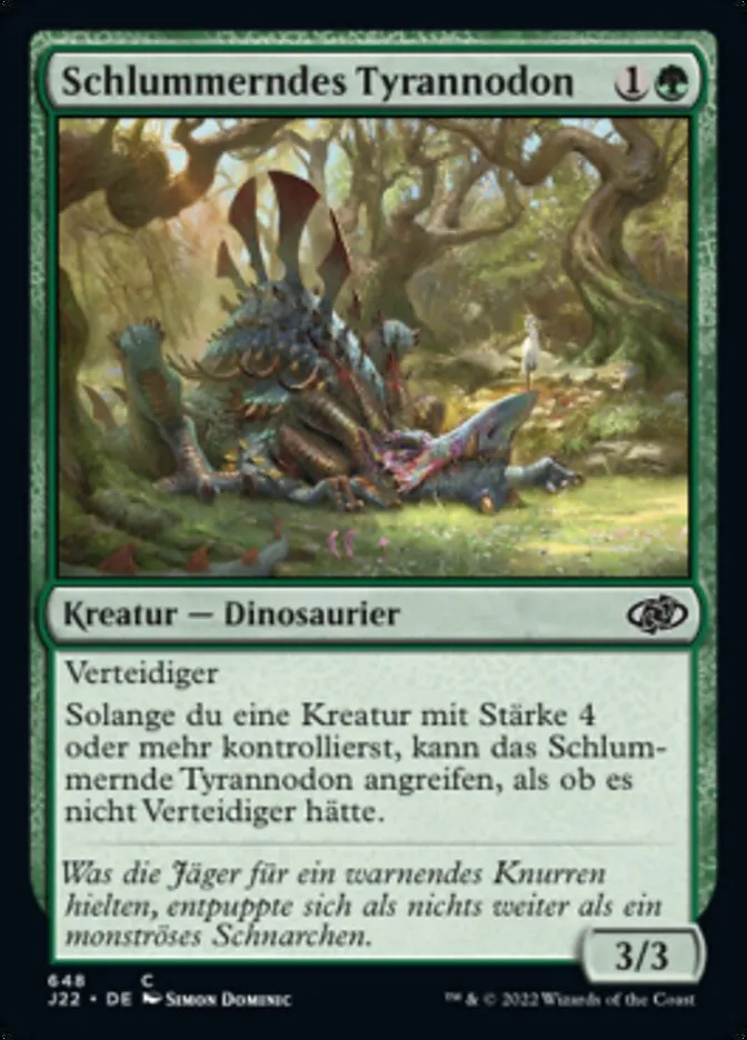 Schlummerndes Tyrannodon kaufen - Jumpstart 2022 bei TcG Love