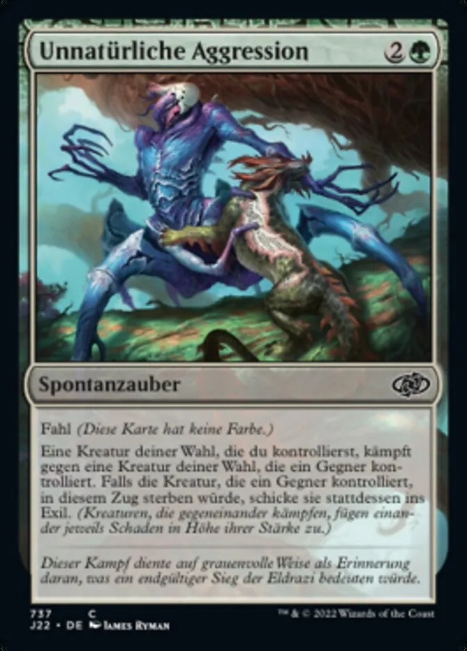 Unnatürliche Aggression kaufen - Jumpstart 2022 bei TcG Love