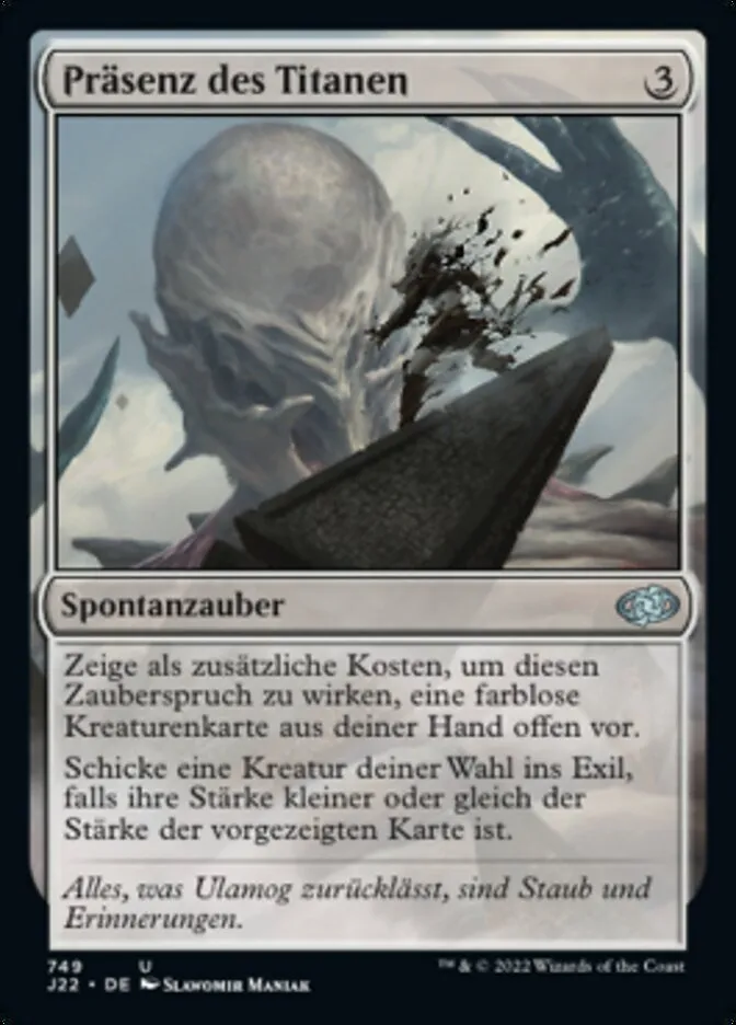 Präsenz des Titanen kaufen - Jumpstart 2022 bei TcG Love
